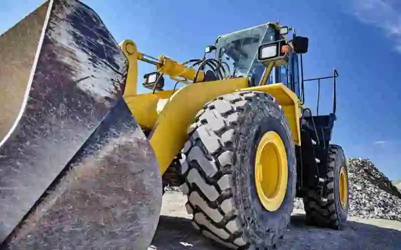 Ładowarka kołowa do transportu materiałów sypkich